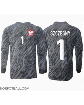 Billige Fotballdrakt Polen Wojciech Szczesny #1 Keeper Replika Bortedrakt EM 2024 Langermet